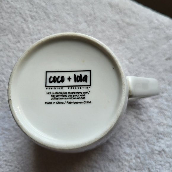 Coco & Lola Sloth Coffee Mug Drop It Like It's Sloth Tea Cup / Coffee Mug GUC - Picture 4 of 8